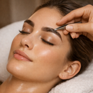 Design de Sobrancelhas com Pinça